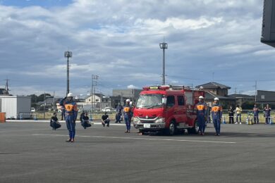 消防ポンプ操法競技大会が開催されました